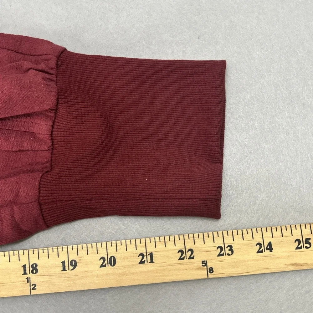 Kidoriman Harem Jogger Pant Burgundy Drop Crotch Mens Size 2XL Streetwear NEW